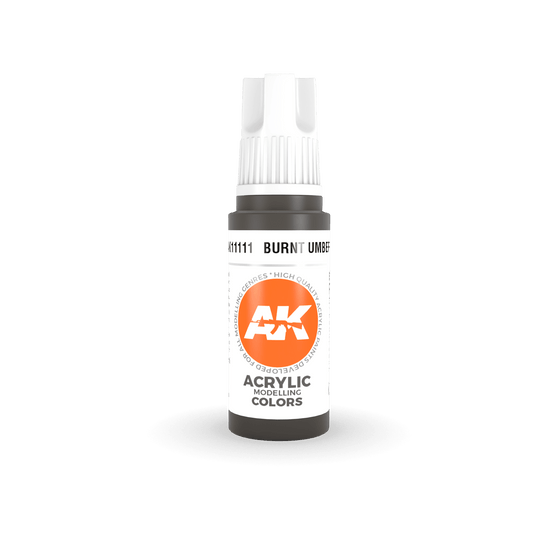 Burnt Umber Acrylic Paint 17ml Bottle