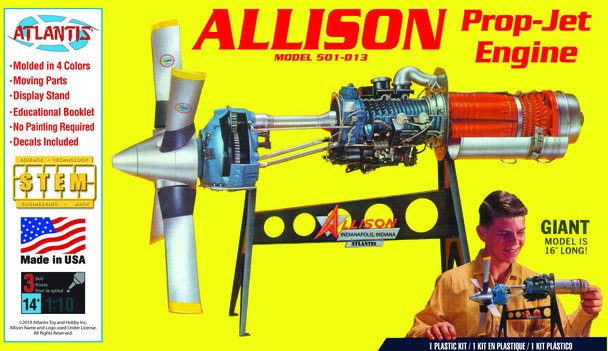 Allison Turbo Prop Engine 1:10