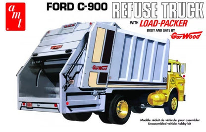 Ford C-900 Refuse Truck with load-packer. Body and Gate by Gar Wood