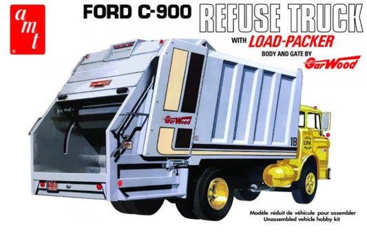 Ford C-900 Refuse Truck with load-packer. Body and Gate by Gar Wood