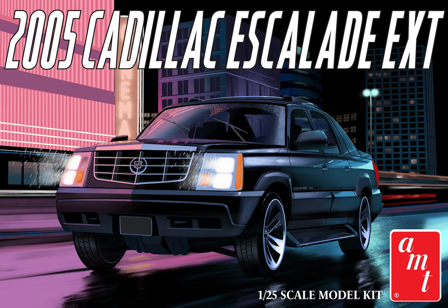 AMT 2005 CADILLAC ESCALADE EXT 1:25 SCALE MODEL KIT