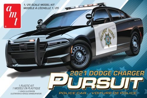 2021 Dodge Charger Police Pursuit 1:25 Scale Model Kit