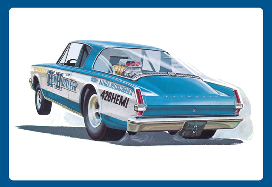 AMT 1966 Plymouth Barracuda Funny Car “Hemi Hustler” 1:25 Scale Model Kit