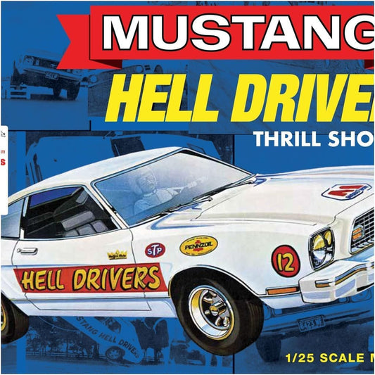 AMT 1475 1977 Ford Mustang Hells Drivers Model Kit