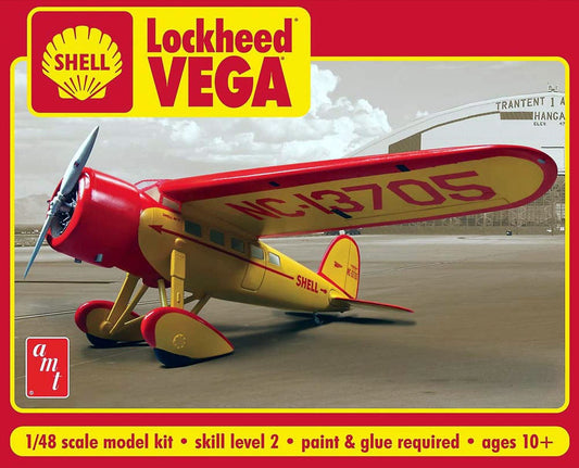 AMT950 1:48 Scale Shell Oils Lockheed Vega Plastic Model