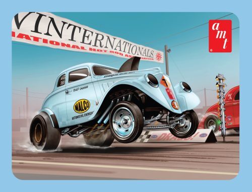 AMT 1933 Willys Gasser Ohio George w/Tin Packaging 1:25 Scale Model Kit