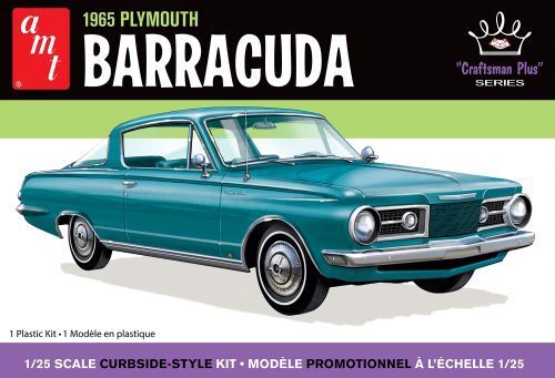 AMT 1965 Plymouth Barracuda Craftsman Plus 1:25 Scale Model Kit