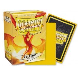 Yellow - Matte Sleeves - Standard Size