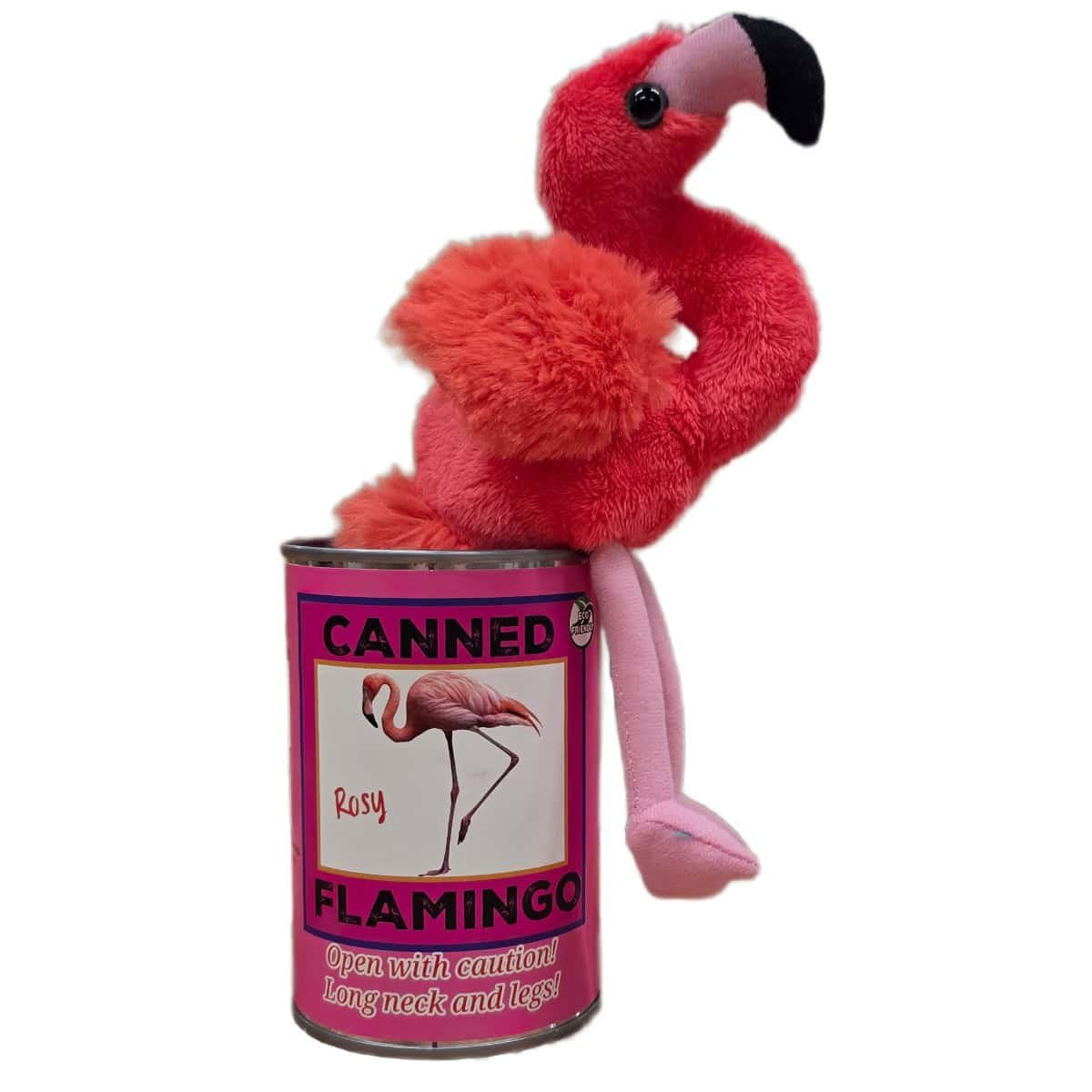 Rosy the Canned Flamingo W/Jokes-Eco-Friendly