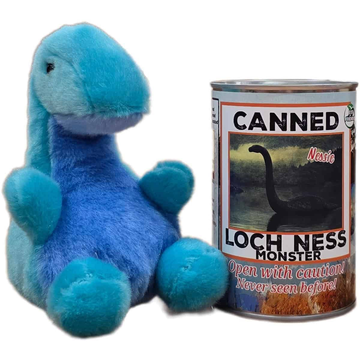 Canned Loch Ness Monster | Stuffed Plush | Funny Jokes | Pop Top Lid - #CG00176-Pop