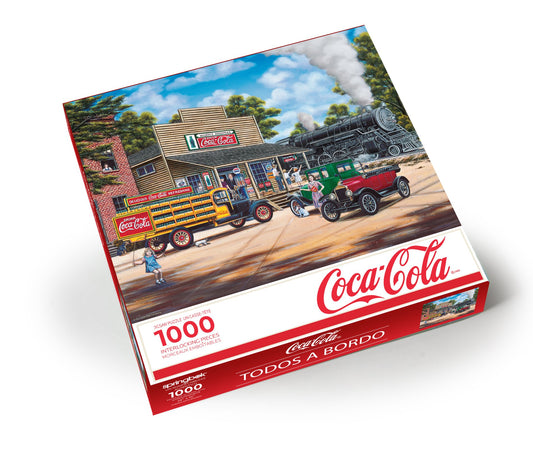 Coca-Cola "All Aboard" 1000 Piece Springbok