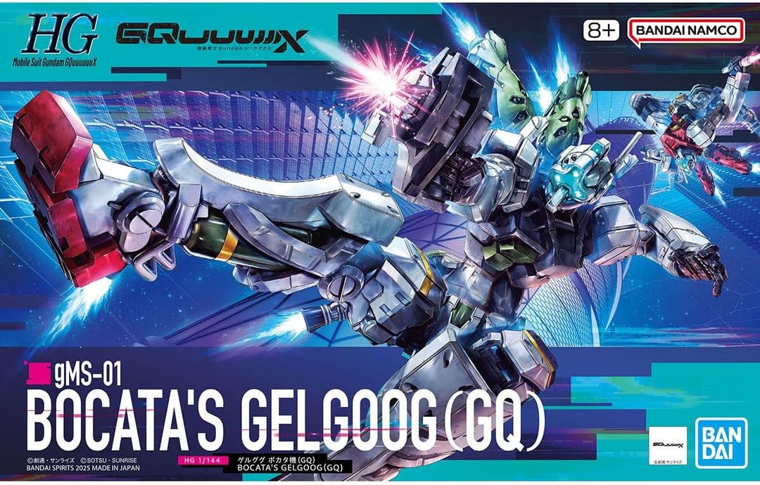 Bandai 1/144 HGGQ #04 Bokata's Gelgoog (GQ) "Gundam GQuuuuuuX" Plastic Model Kit