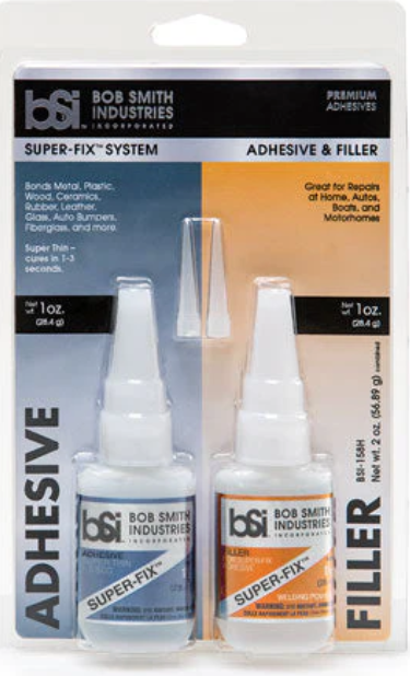 Super-Fix Adhesive 1oz / Super-Fix Filler 1oz Combo Pack (BSI158H)