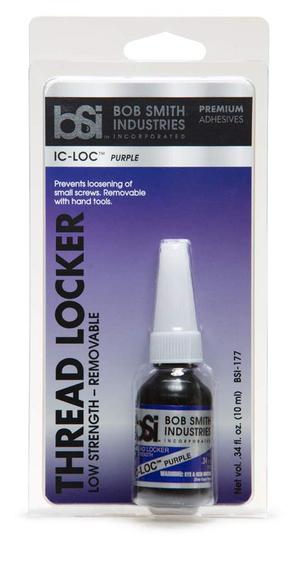 Bob Smith Industries BSI-177 Purple IC-LOC Lower Strength Thread Locker, 0.34 fl. oz.