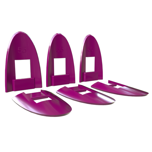 BT-55 Shock Cord Anchors, Purple (6 pk)