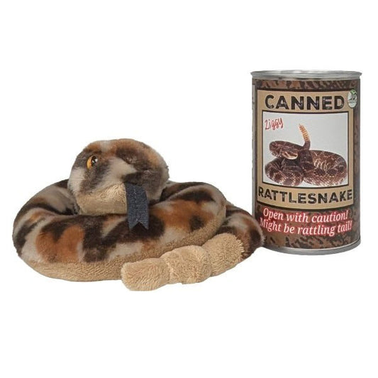 Ziggy the Canned Rattlesnake Stuffed Plush w/Funny Jokes | Pop Top Lid - #CG00146-Pop