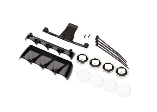 Black LED Light Pod Housing