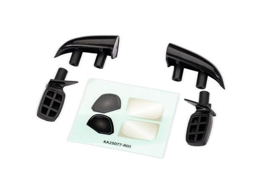 Black Side Mirrors and Roof Intakes
