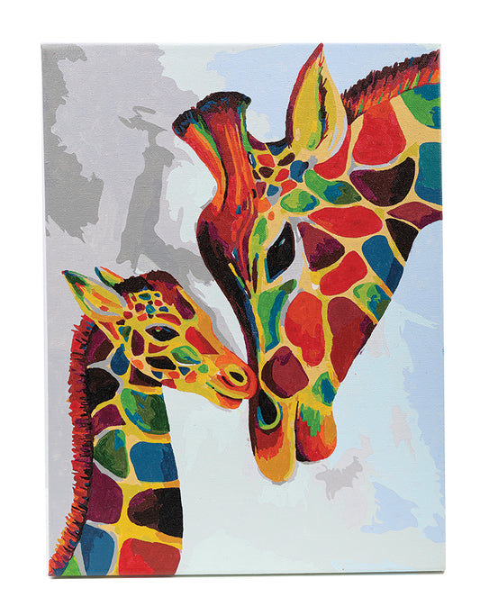 CA PBN (Large): Colorful Giraffes
