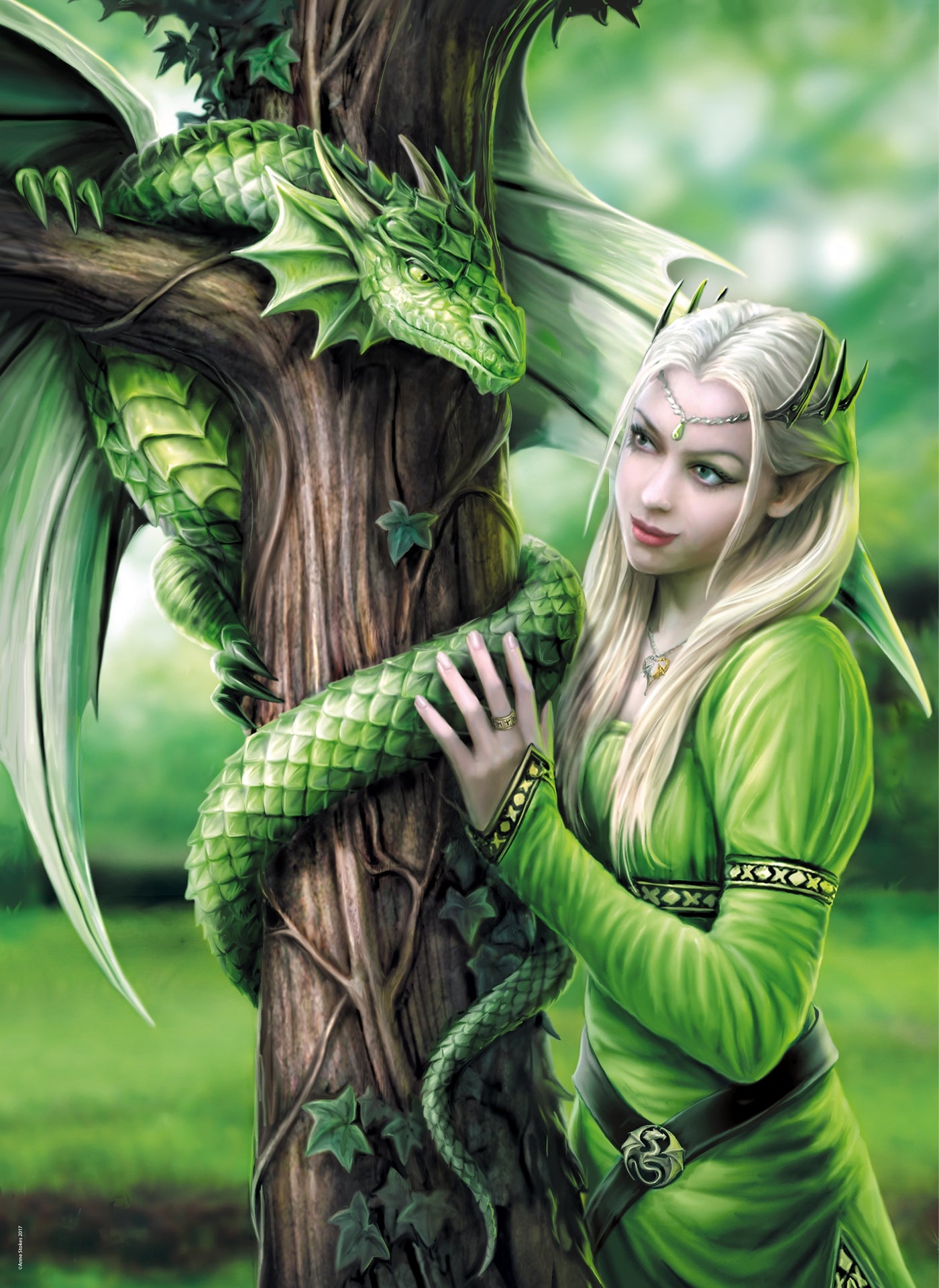 Kindred Spirits, Anne Stokes 1000 pc puzzle