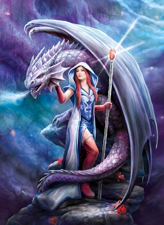Dragon Mage, Anne Stokes 1000 pc puzzle