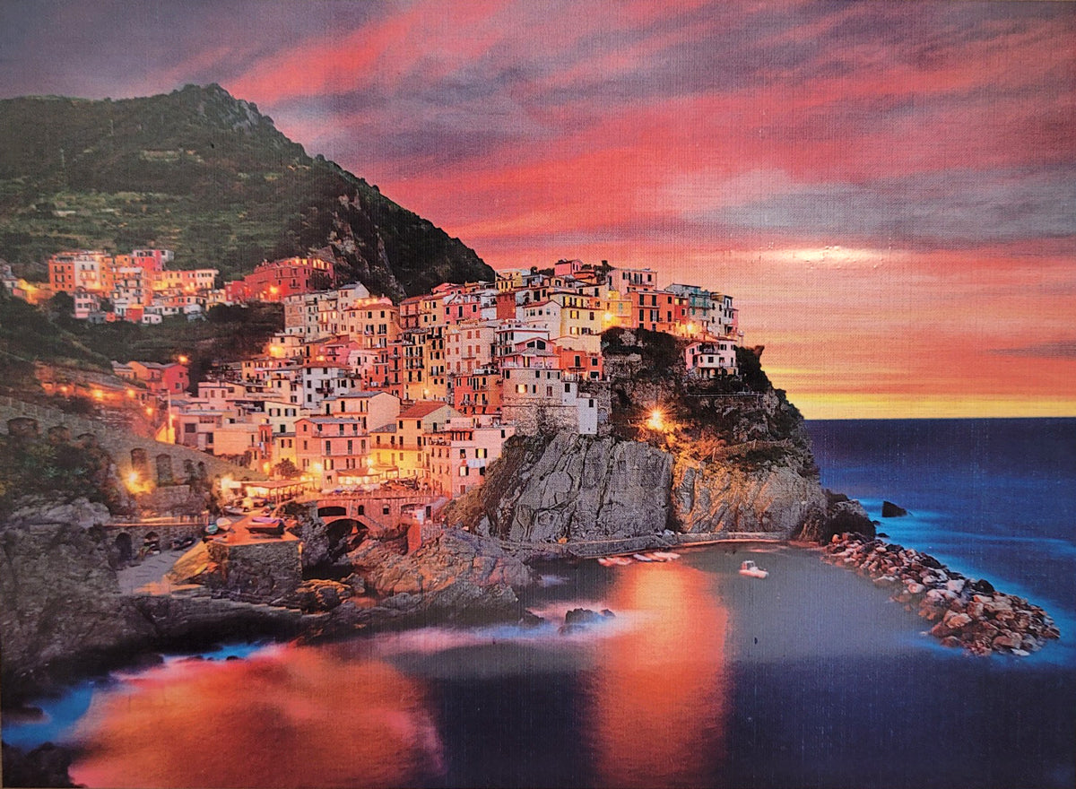 Dusk in Manarola - 1000 pc puzzles in modular box