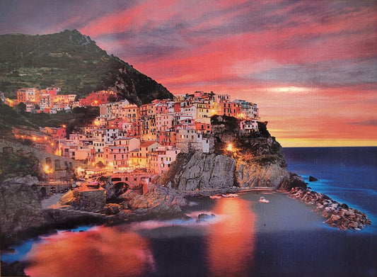 Dusk in Manarola - 1000 pc puzzles in modular box