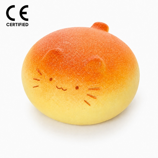 Cat Bread Squishy – Soft & Slow-Rebound Stress Toy