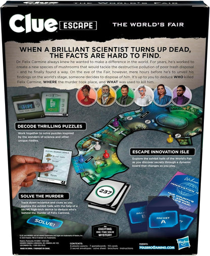 Clue: The World's Fair Escape & Solve Mystery Game