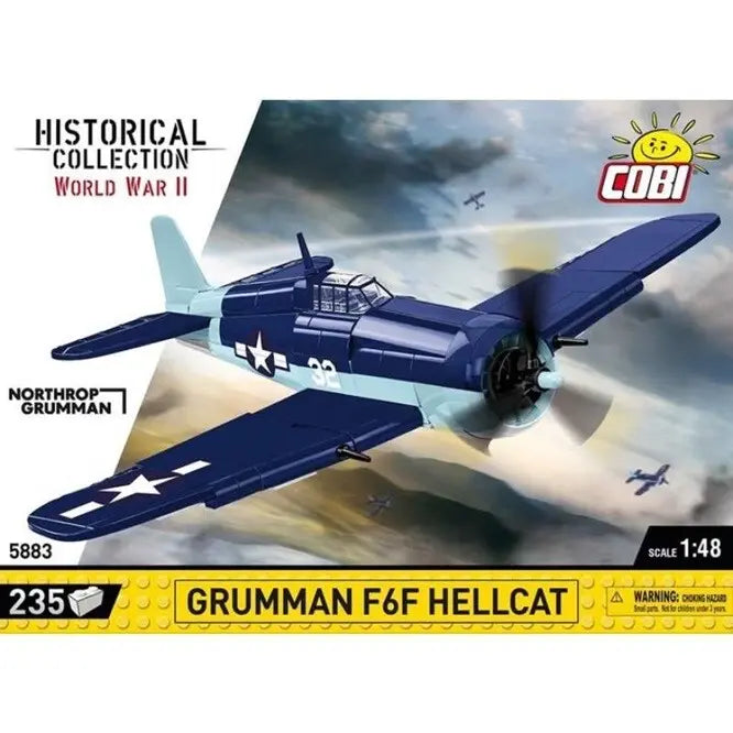 Cobi Historical Collection WWII 1/48 Grunman F6f Hellcat Model Set )235pcs)