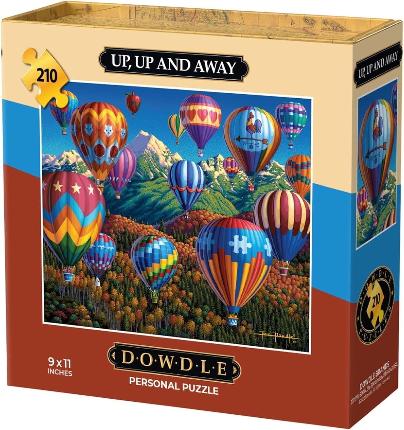 Up, Up, and Away -  210 Piece Personal Puzzle