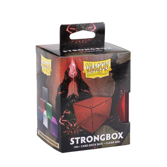 DRAGON SHIELD: STRONGBOX: CLEAR RED