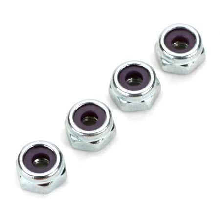 6-32 Nylon Insert Lock Nuts Zinc Plated 4/pkg