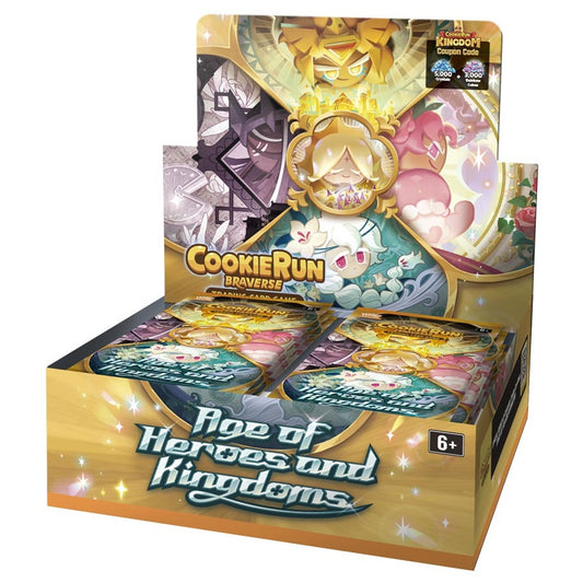 CookieRun TCG: Set 2: Age of Heroes and Kingdoms Booster Display (sold individually)