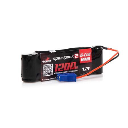 SPEEDPACK2 7.2V 1200MAH 6 CELL NiMH LONG: MINIS