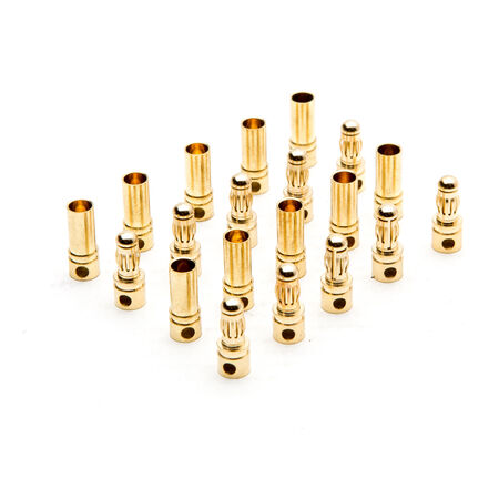 Gold Bullet Connector Set 3.5mm (10)