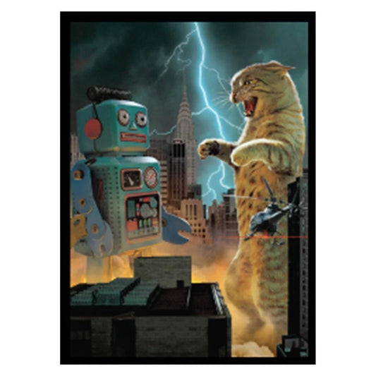 Deck Protector: Double Matte White Core: Movie Cats: Catzilla