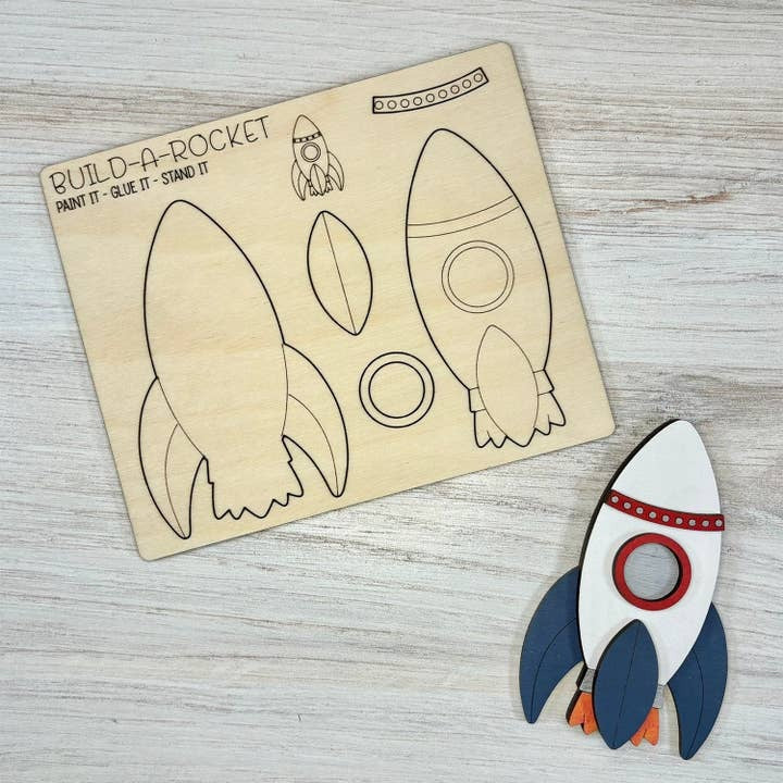 Diy Build A Rocket Magnet Kit Space Craft Kit