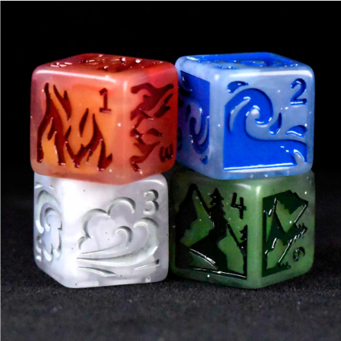 Forces of Nature 4D6 Dice Set- #ER04NATURE
