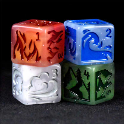 Forces of Nature 4D6 Dice Set- #ER04NATURE