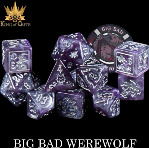Big Bad Werewolf - 11 Dice Set - #ER11WOLF