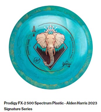 Prodigy FX-2 500 Spectrum Plastic - Alden Harris 2023 Signature Series 170g-174g