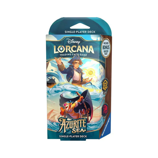 Lorcana - Disney Lorcana Trading Card Game: Azurite Sea Amber and Ruby Single-Player Deck