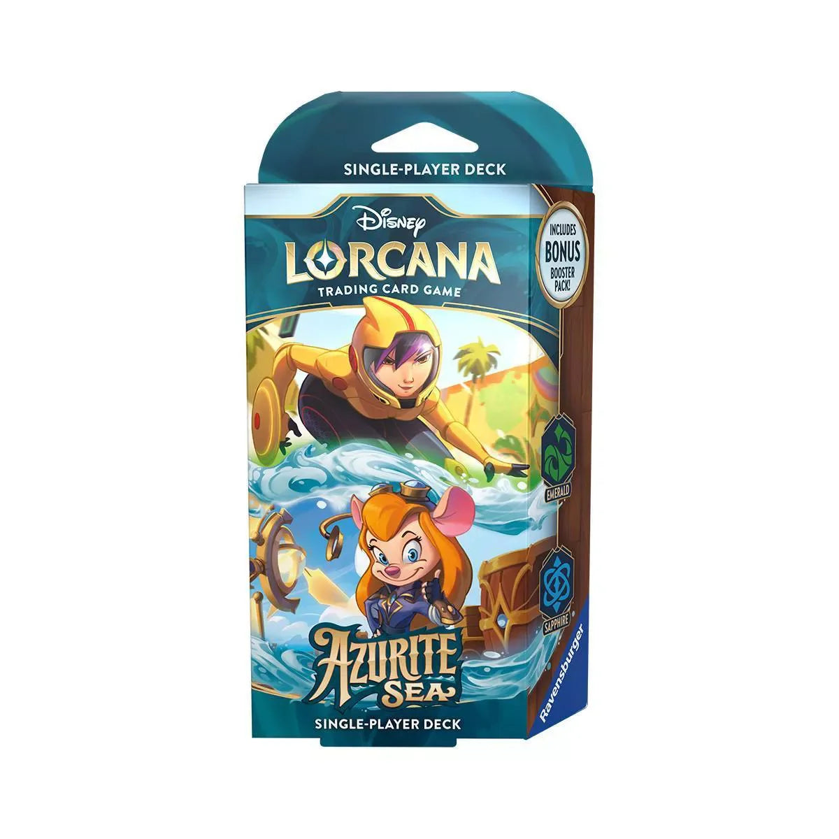 Lorcana - Disney Lorcana Trading Card Game: Azurite Sea Emerald and Sapphire Single-Player Deck