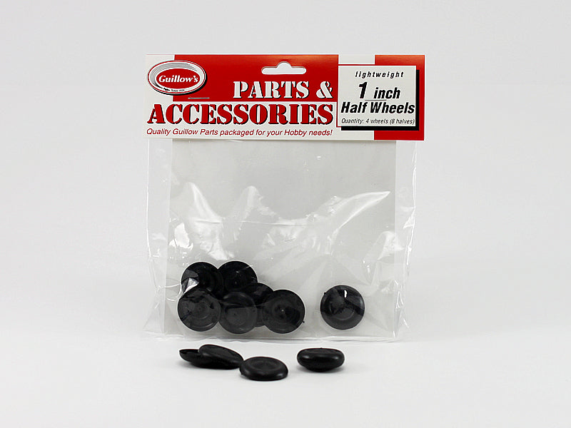 1"" Plastic 1/2 Wheel