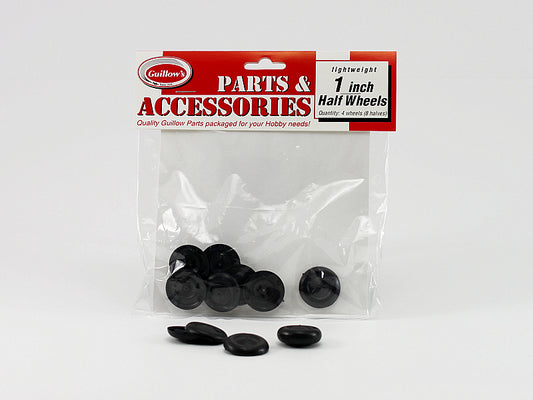 1"" Plastic 1/2 Wheel