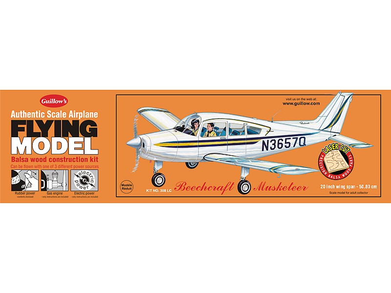 Beechcraft Musketeer Laser Cut