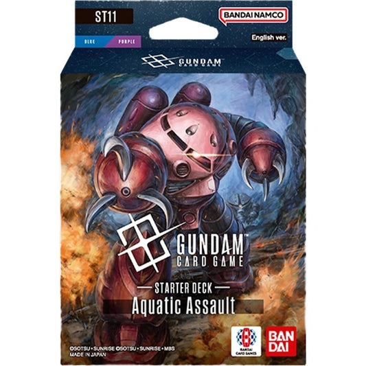 GUNDAM CARD GAME: STARTER DECK: AQUATIC ASSAULT [ST11] (6CT DISPLAY)