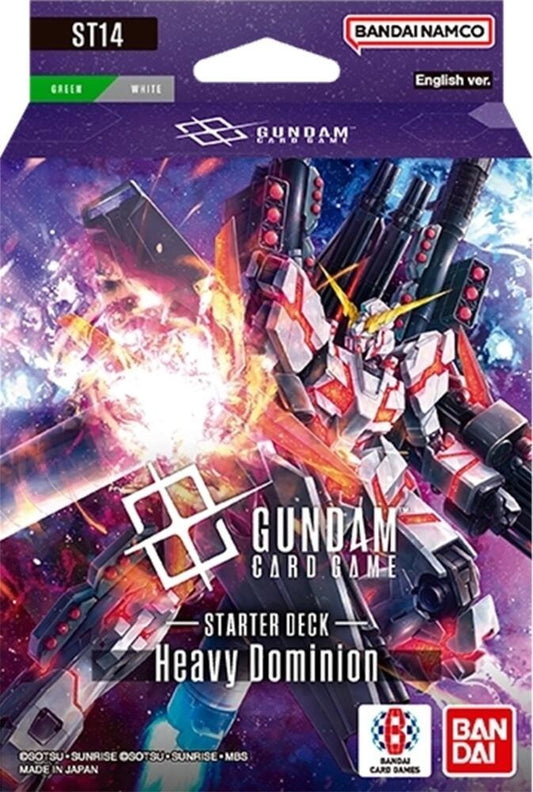 GUNDAM CARD GAME: STARTER DECK: HEAVY DOMINION [ST14] (6CT DISPLAY)