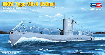 1/350 Scale DKM Type VII-A U-Boat Plastic Model Kit from Hobby Boss